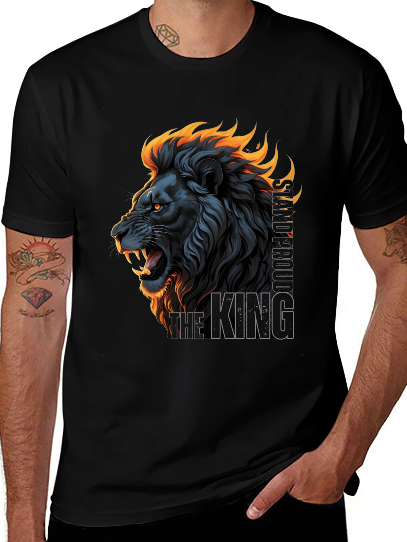 Variant 9 of Stand Proud Lion King Graphic Tee