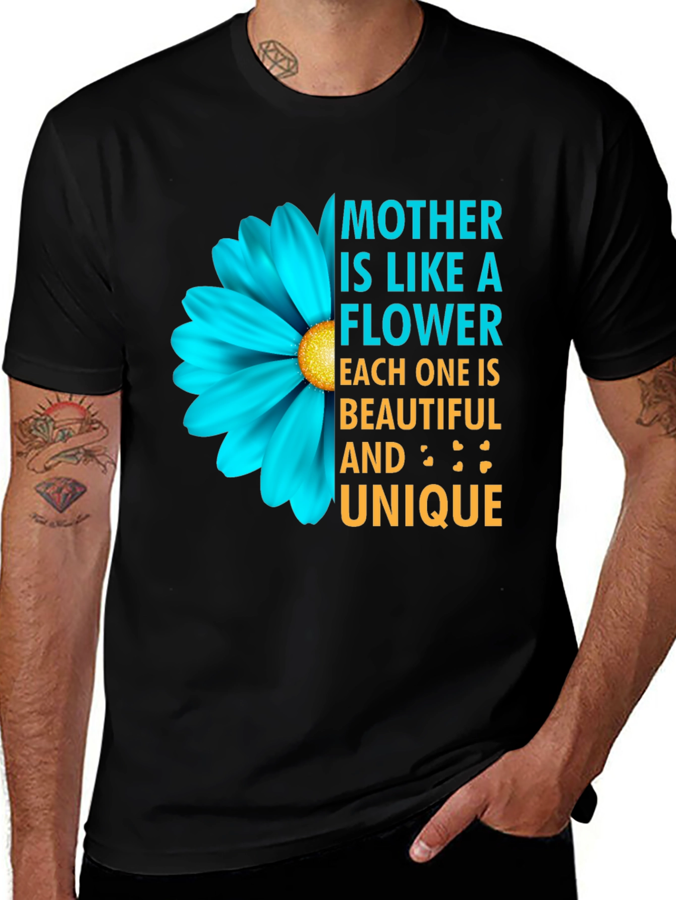 Variant 6 of Mother Flower Graphic T-Shirt - Beautiful & Unique
