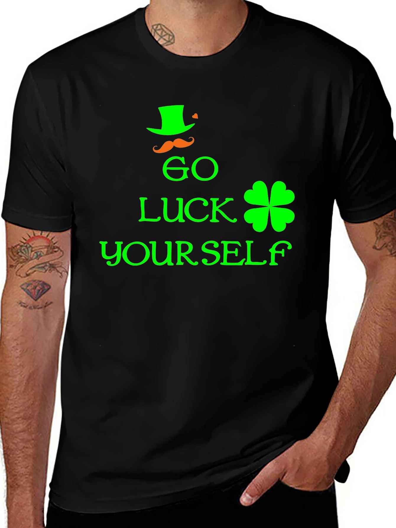 Variant 13 of Go Luck Yourself St. Patrick's Day T-Shirt