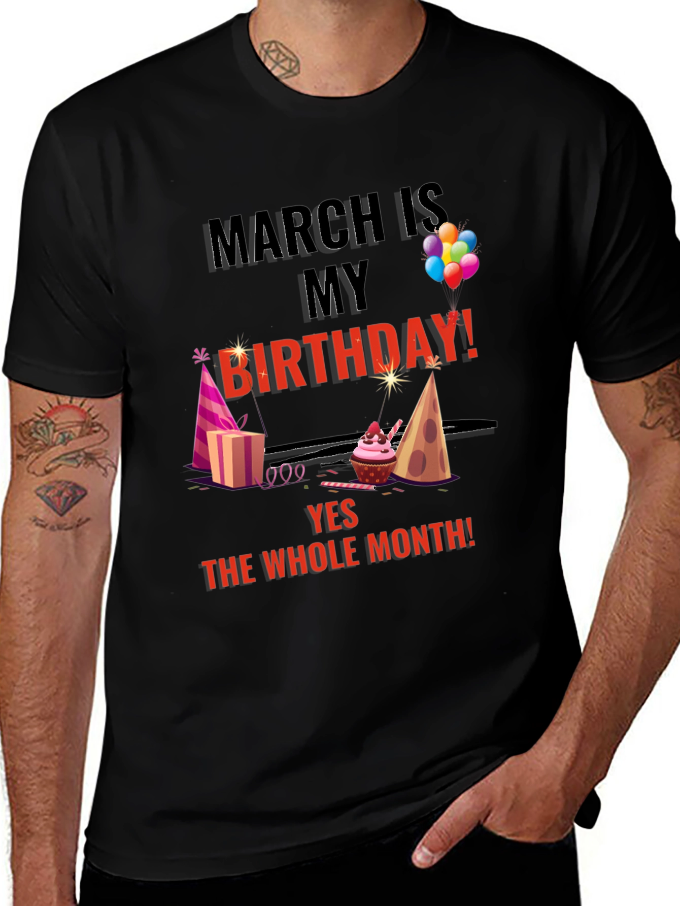 March Birthday T-Shirt