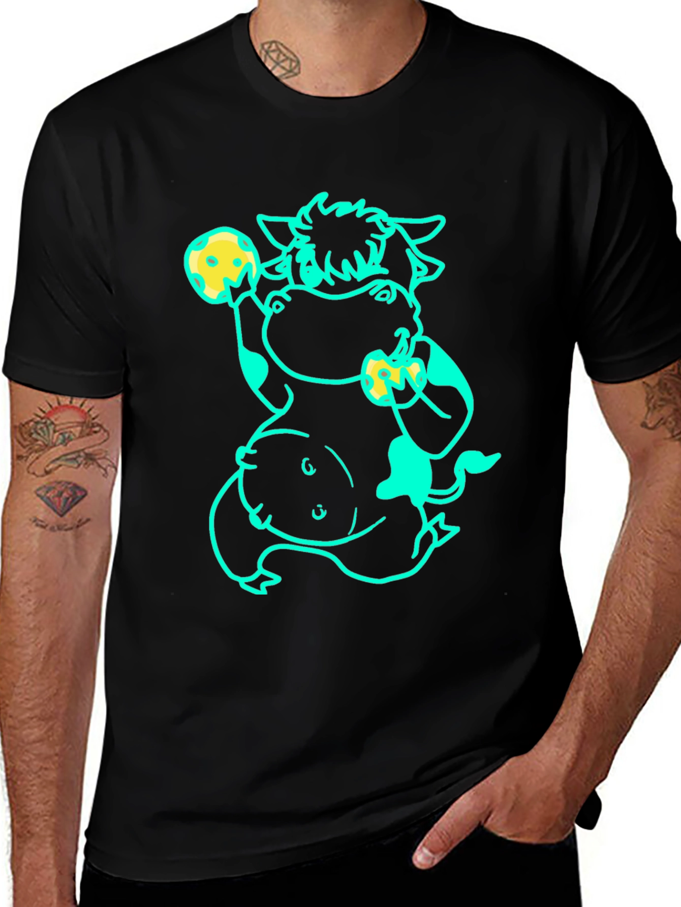 Variant 24 of Humorous Cow Cheese Lover T-Shirt