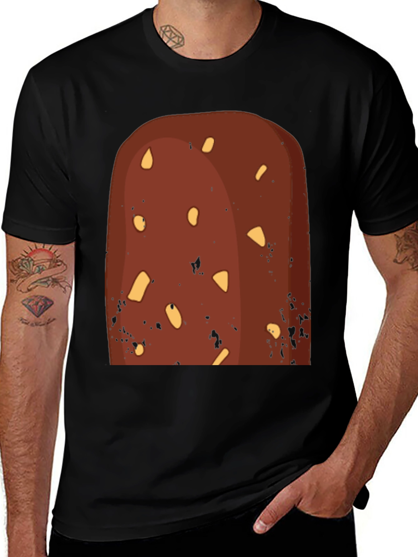 Variant 27 of Chocolate Ice Cream Bar Graphic Tee