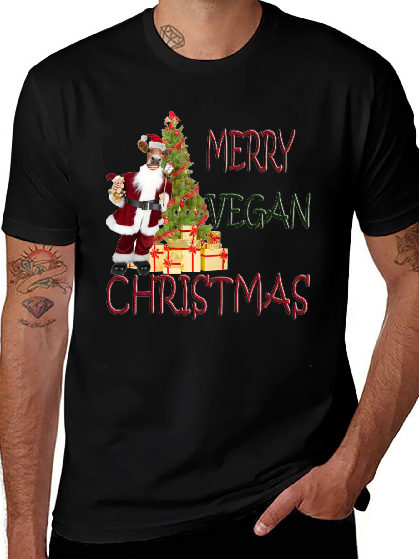 Merry Vegan Christmas T-Shirt