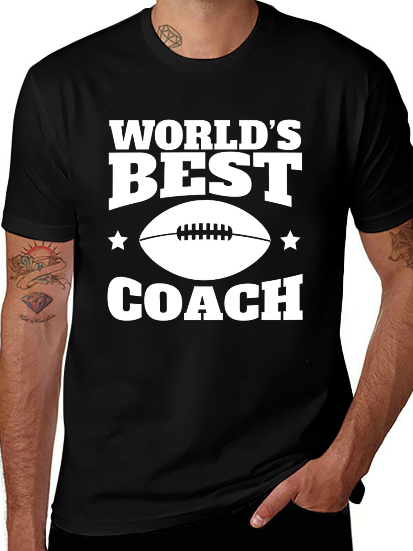 Variant 10 of World's Best Coach T-Shirt Football Gift