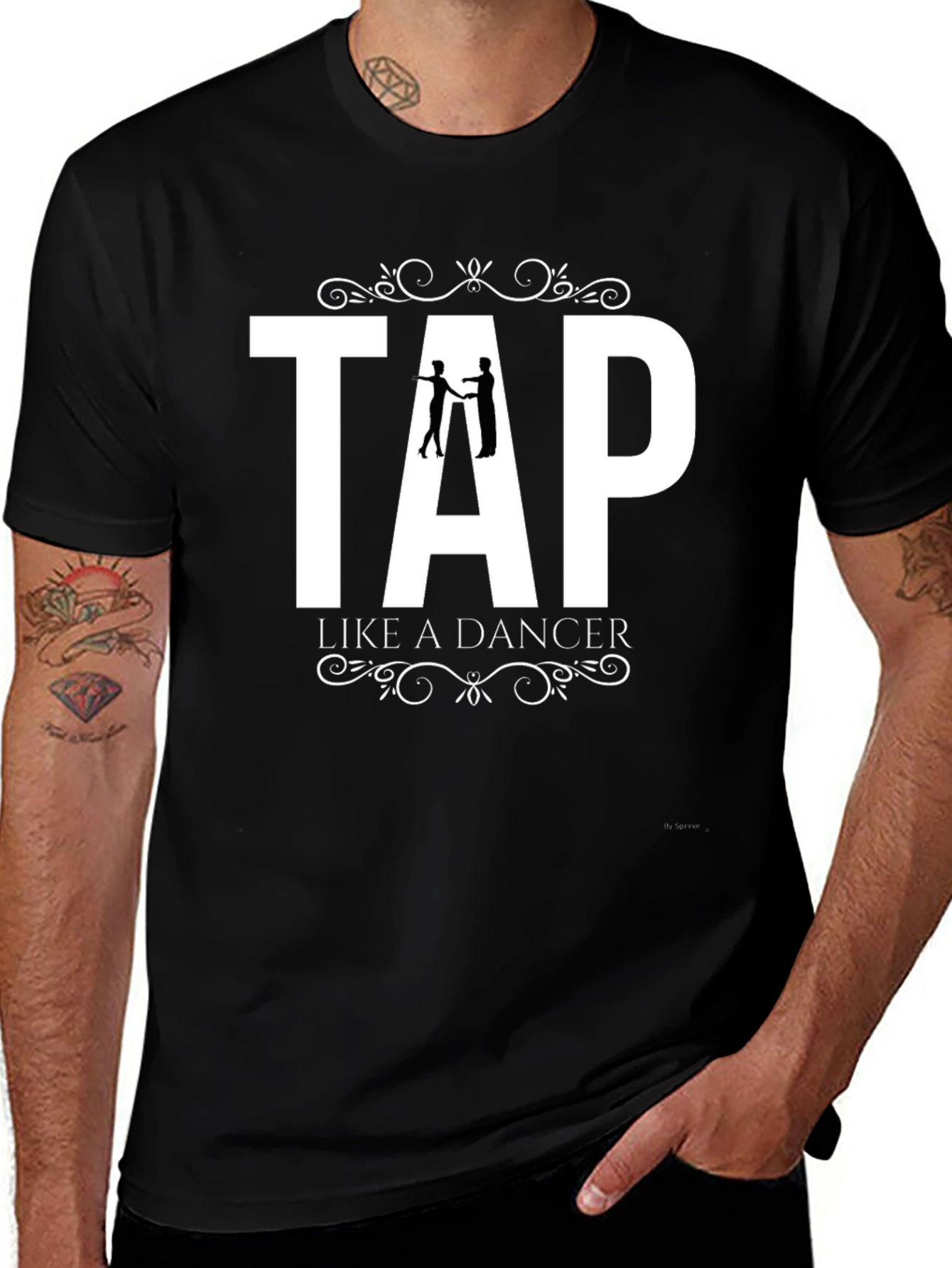Variant 15 of Tap Like a Dancer Black T-Shirt