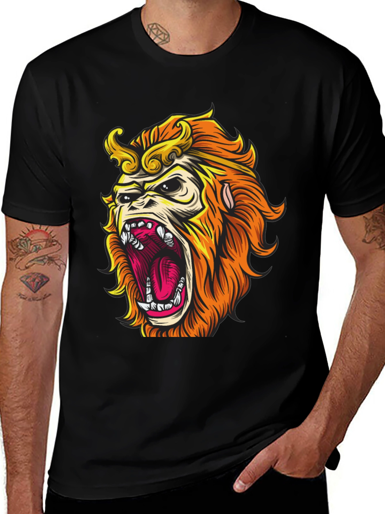 Variant 10 of Monkey King Graphic Tee - Bold Statement Shirt