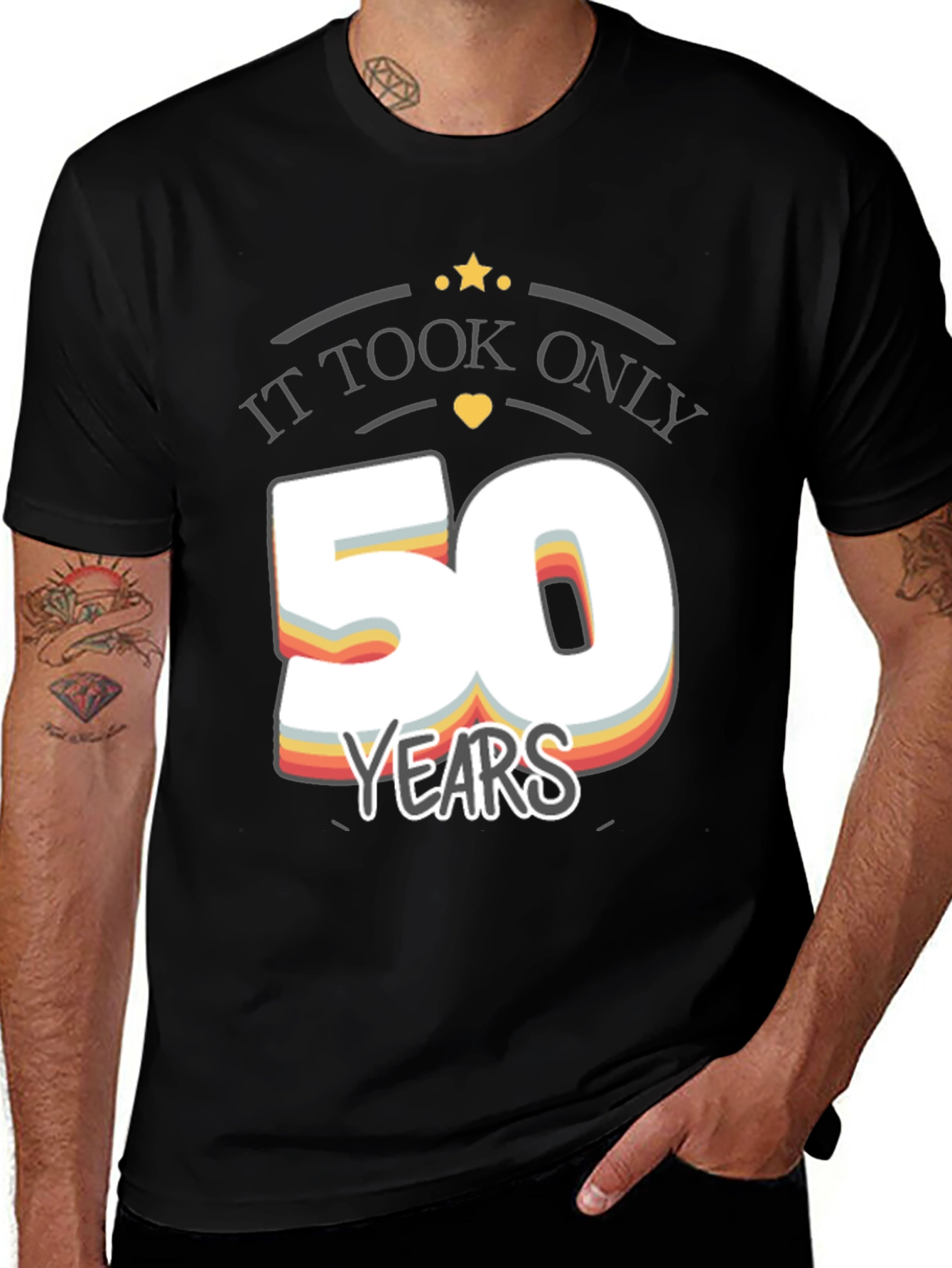 Variant 29 of It Took Only 50 Years Birthday T-Shirt