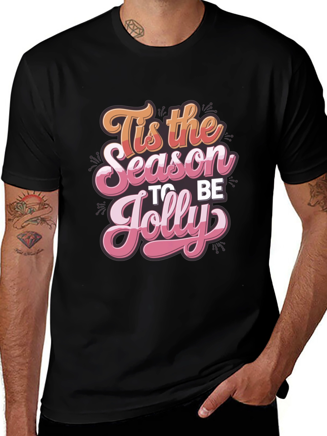 Variant 8 of Tis the Season to be Jolly Graphic Tee