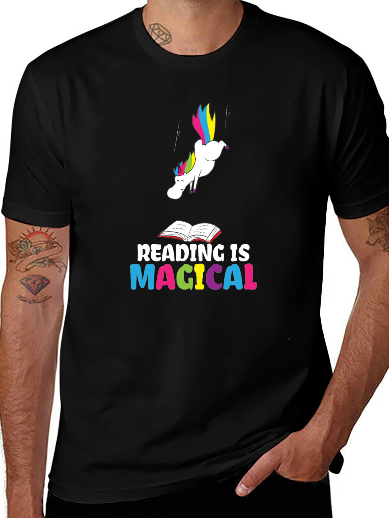 Variant 18 of Reading Is Magical Unicorn T-Shirt