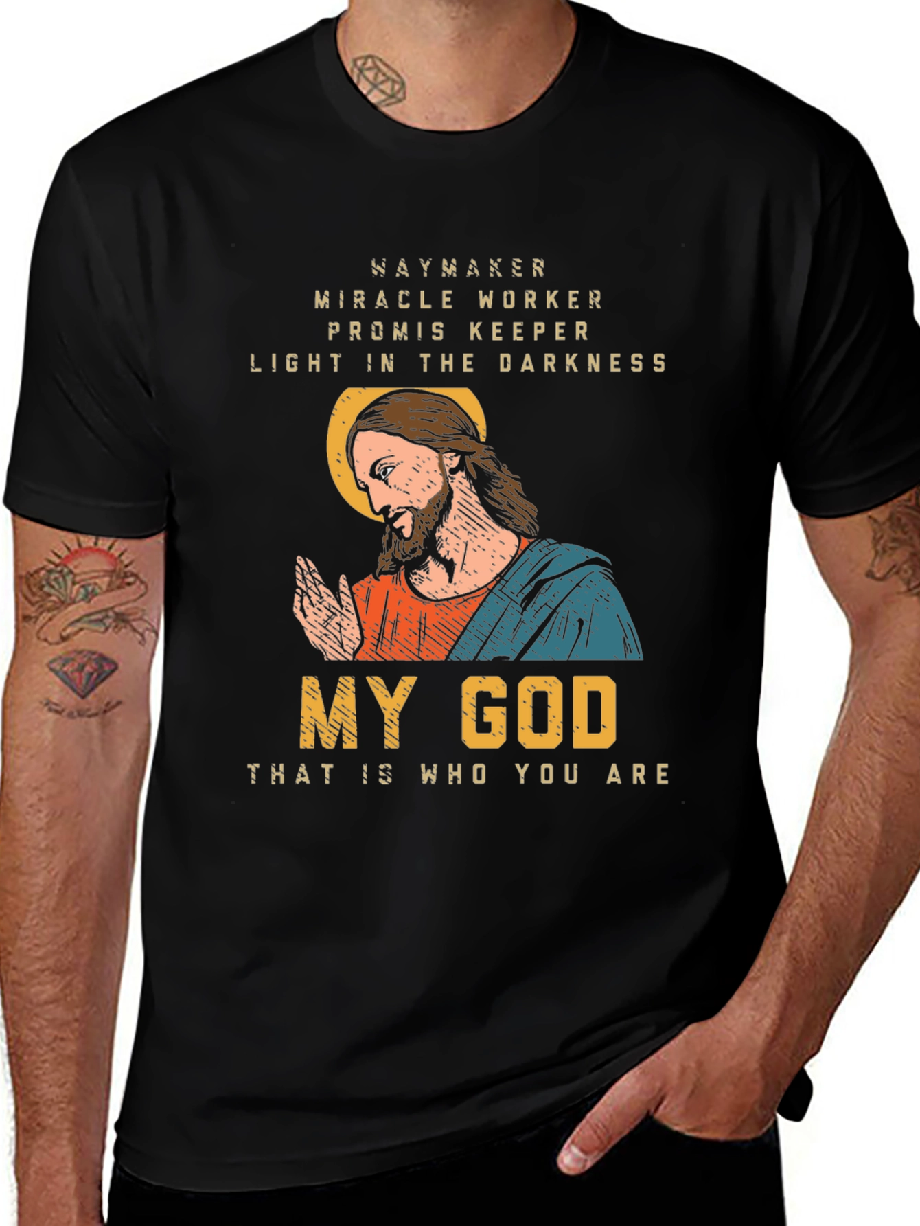 Waymaker Graphic T-Shirt: Christian Religious Apparel