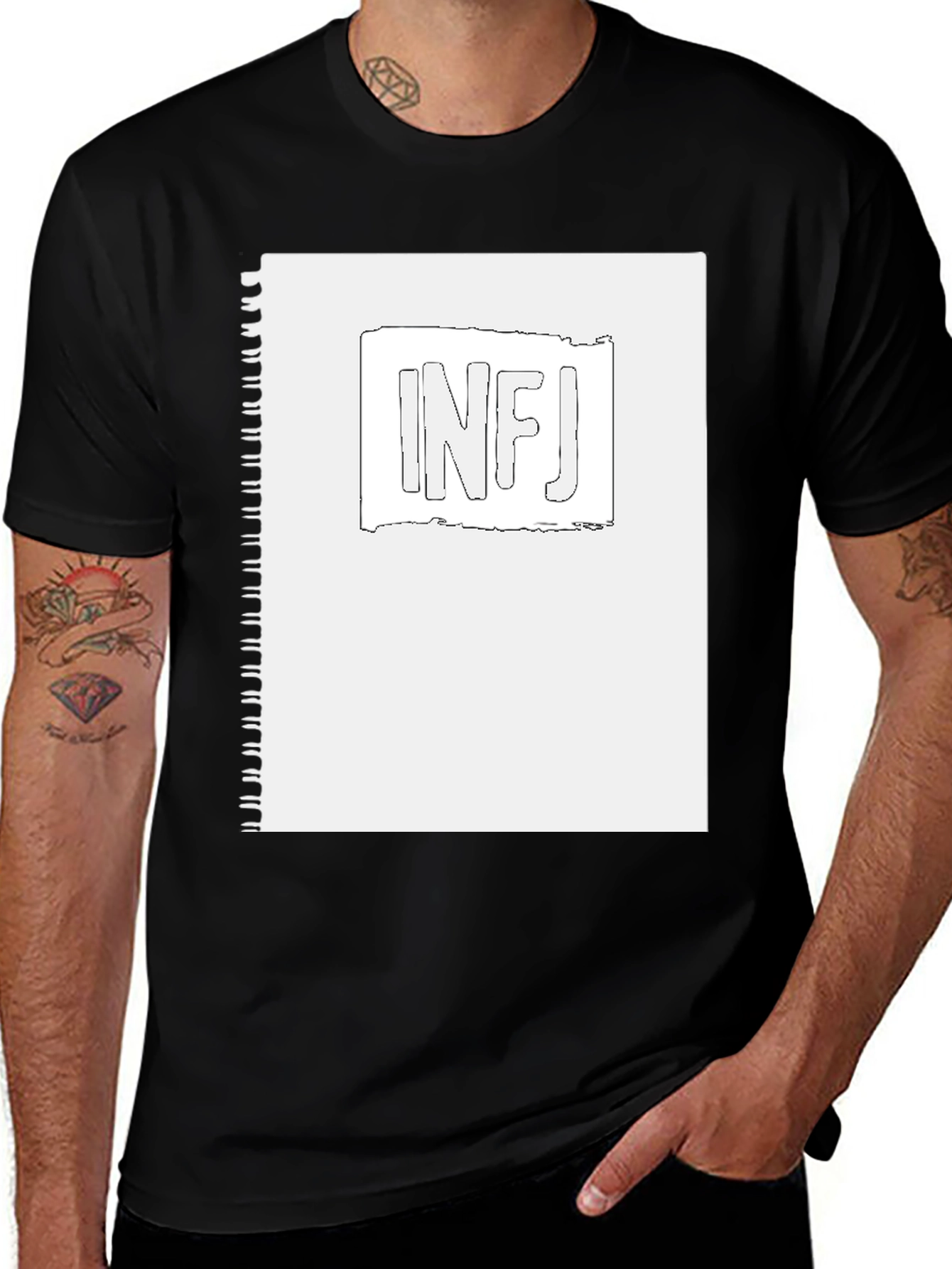 INFJ Personality Notebook T-Shirt
