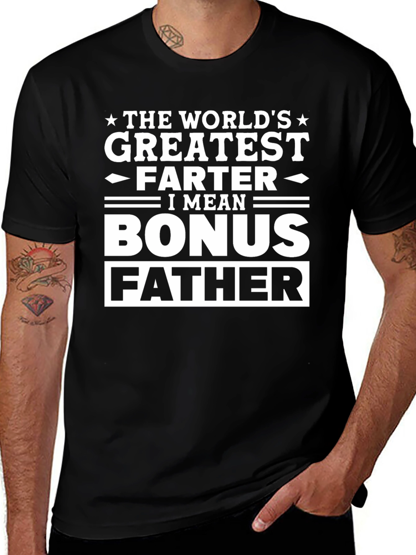 Variant 24 of Funny Bonus Father T-Shirt