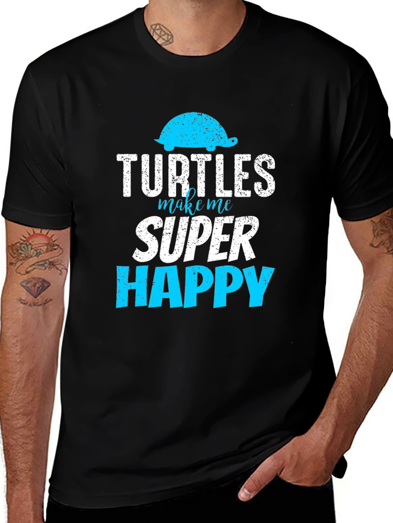 Variant 13 of Turtles Make Me Super Happy Graphic Tee