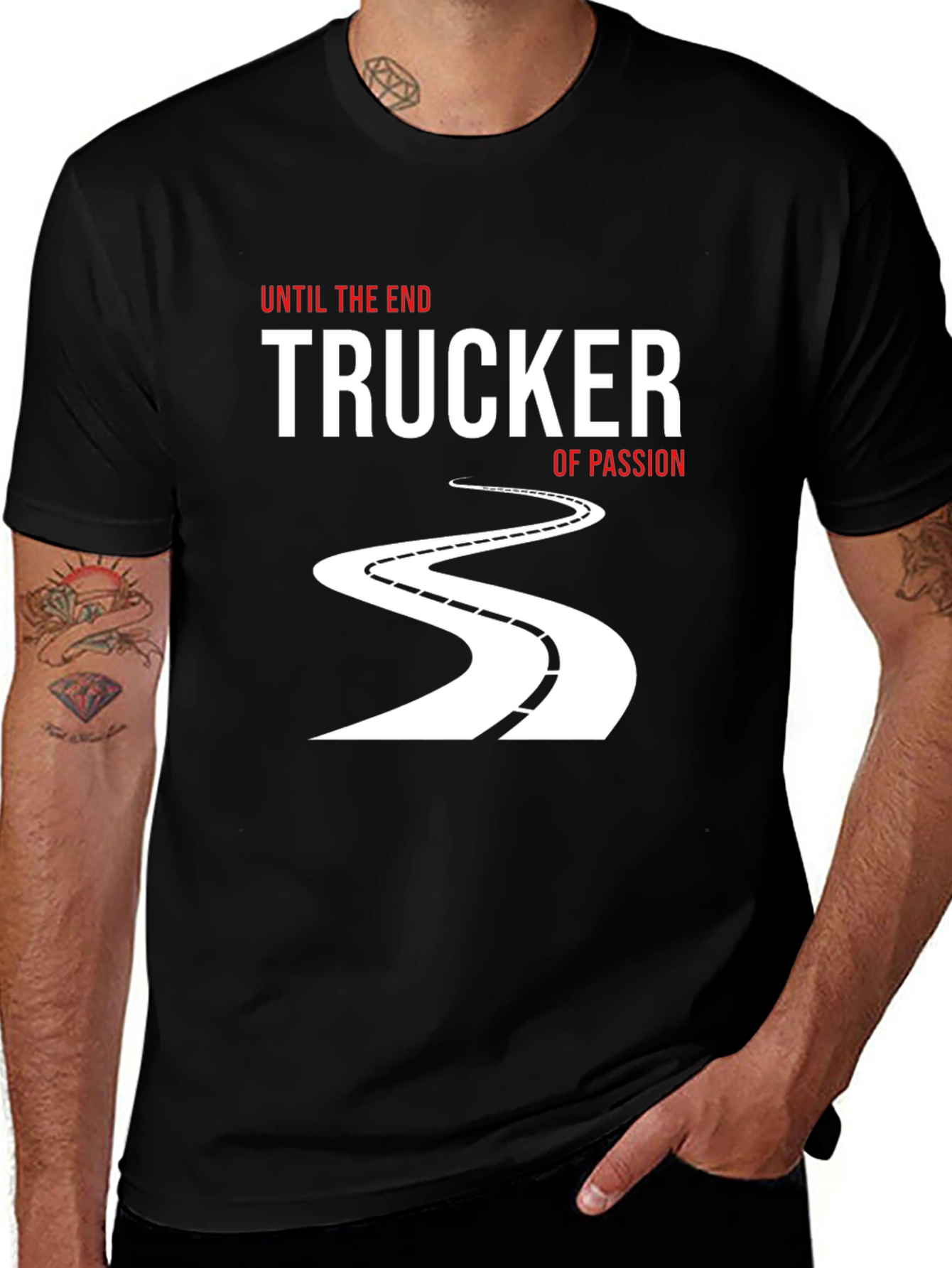 Variant 28 of Trucker of Passion T-Shirt: Until the End