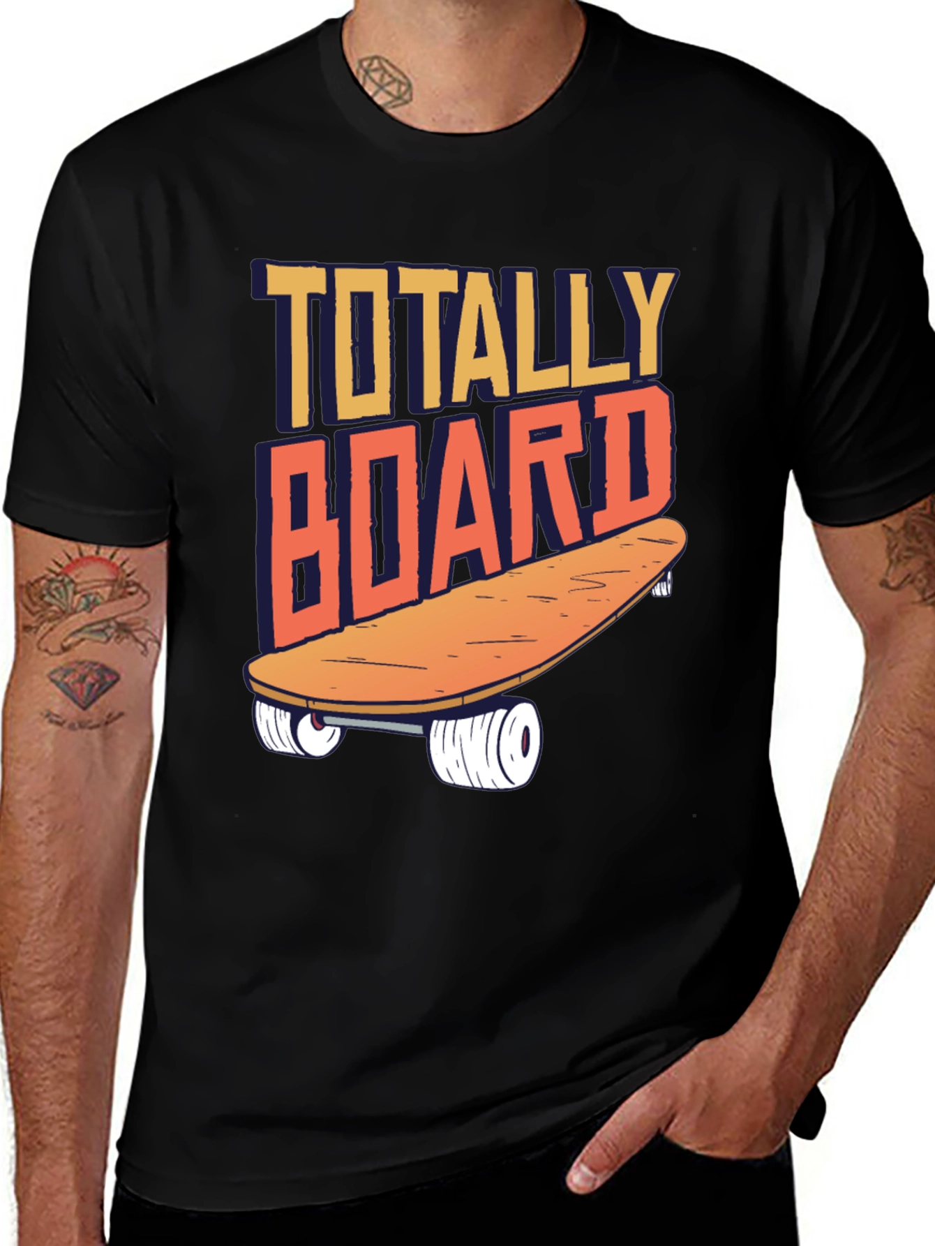 Variant 21 of Totally Board T-Shirt - Skateboarding Apparel