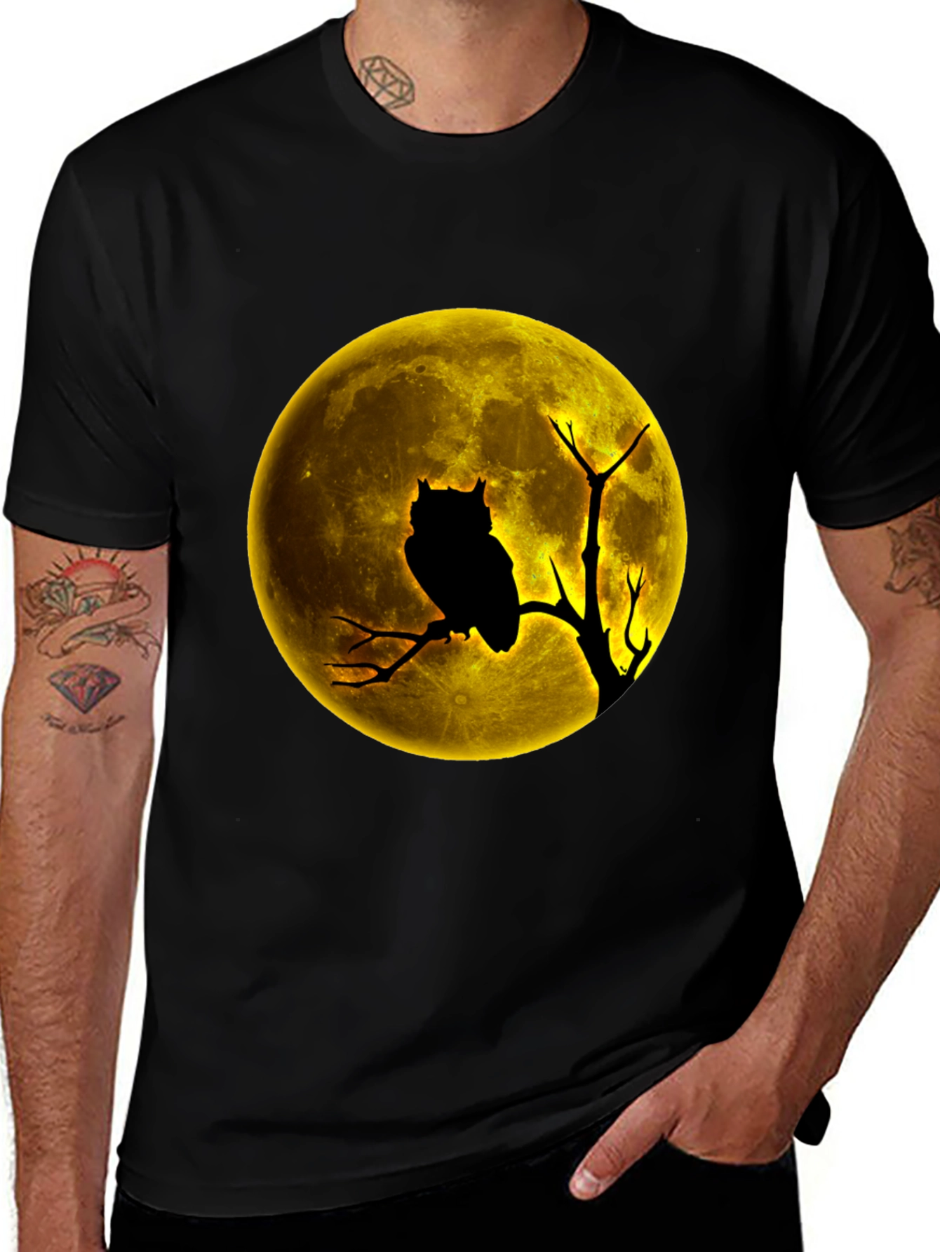 Variant 27 of Owl Moon Men's Graphic T-Shirt