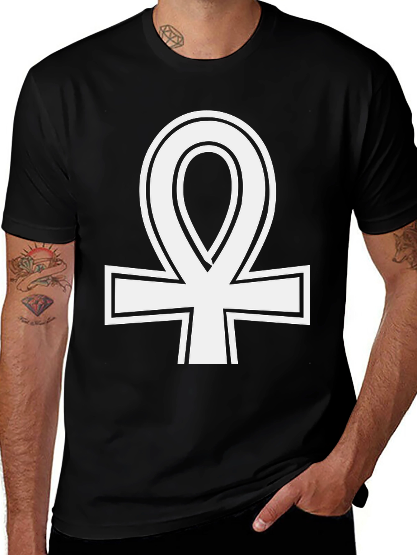 Ankh T-Shirt - Symbol of Life Egyptian Cross