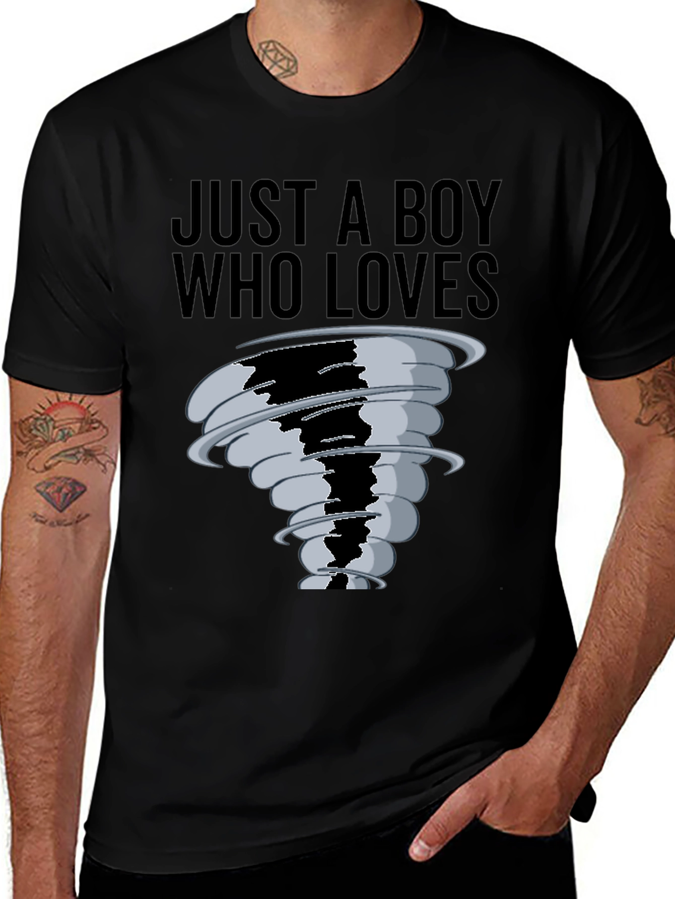 Variant 25 of Boy Who Loves Tornado T-Shirt