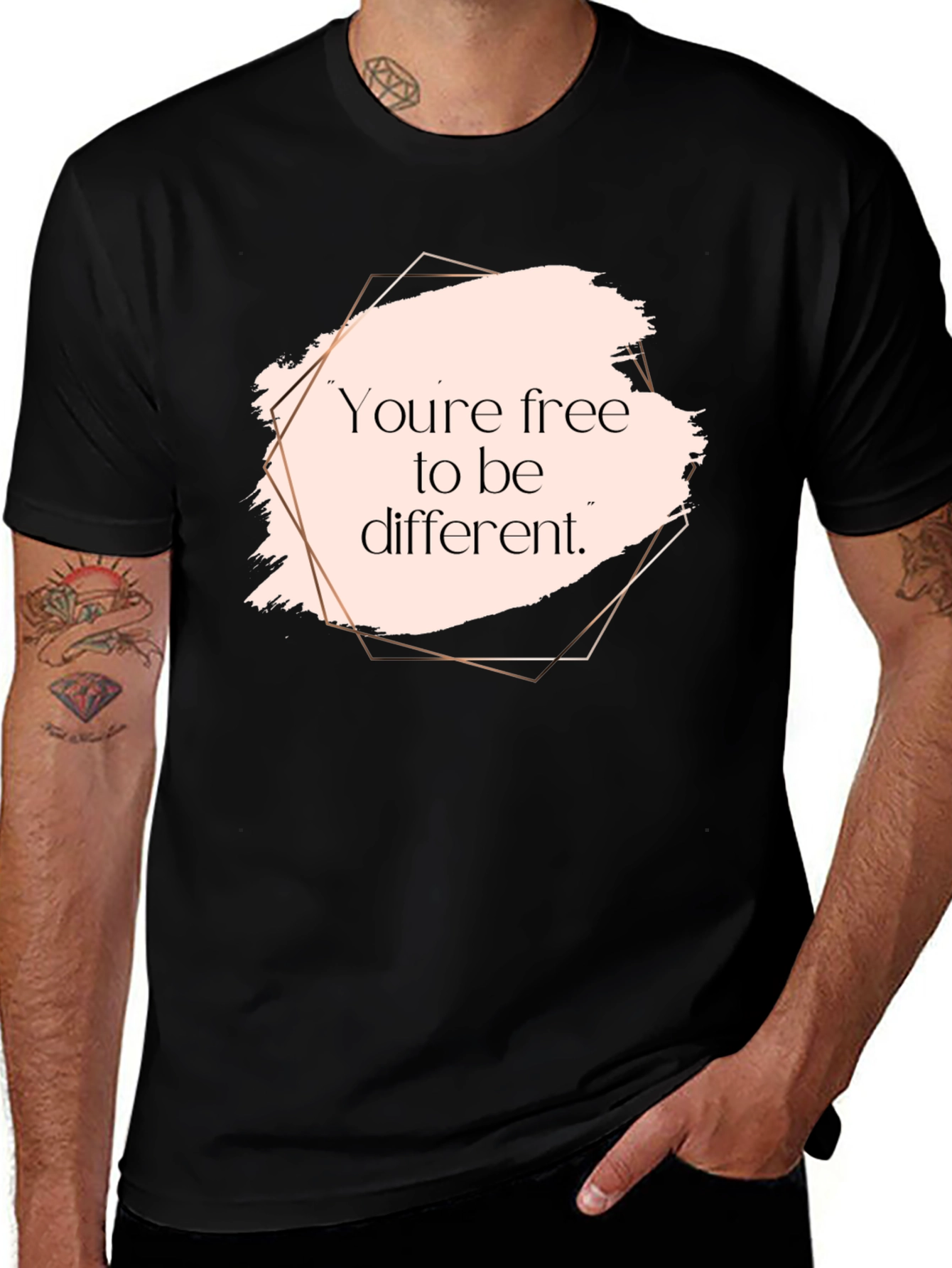 Variant 22 of You're Free to be Different T-Shirt