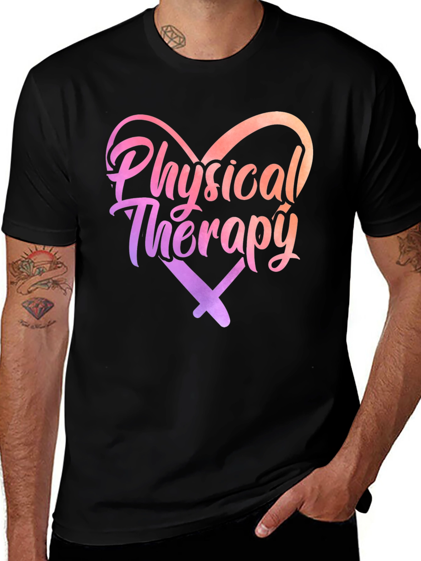 Variant 25 of Physical Therapy Heart T-Shirt
