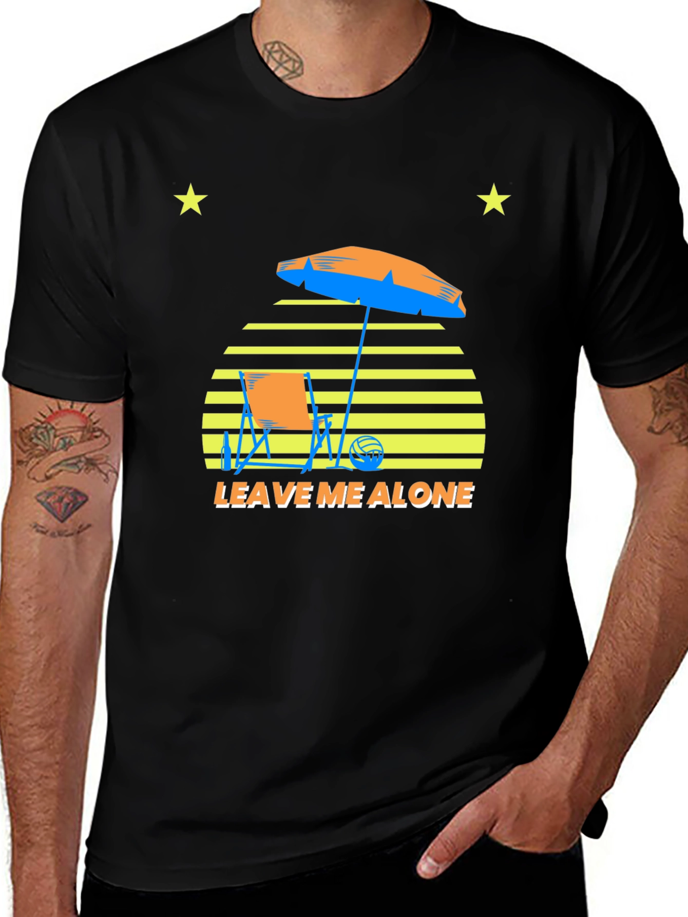 Variant 3 of Leave Me Alone Beach T-Shirt