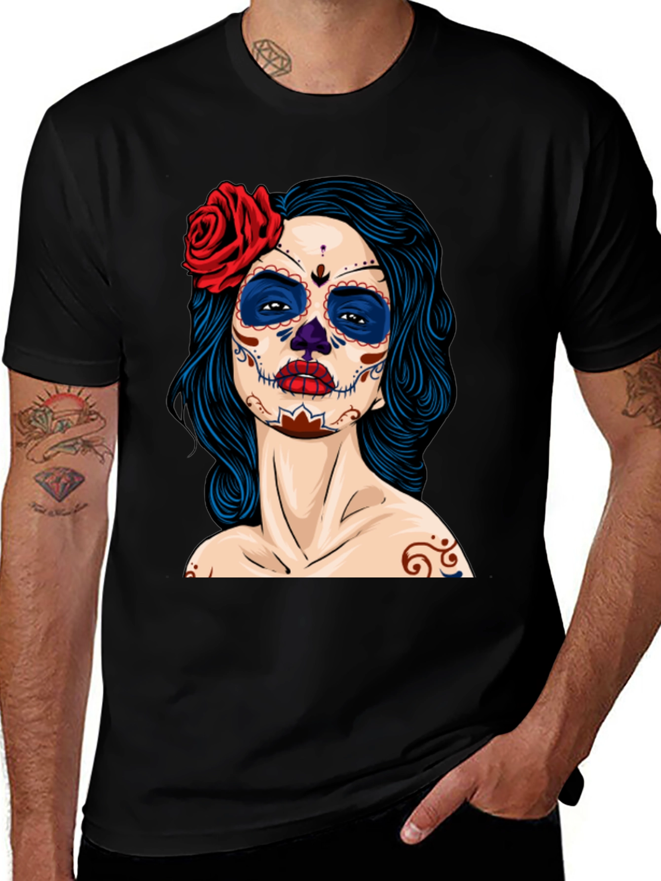 Variant 4 of Day of the Dead T-Shirt