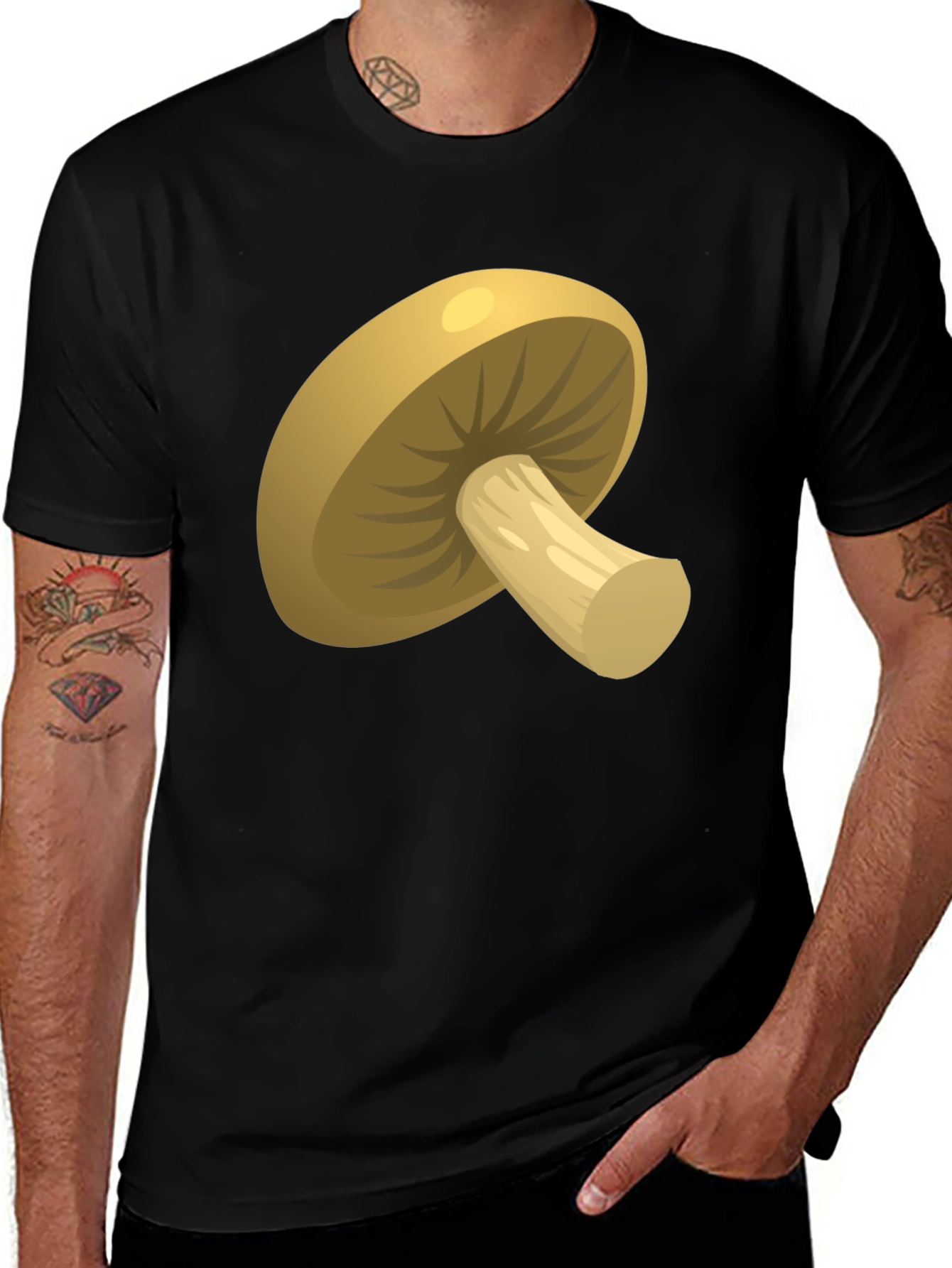 Variant 10 of Mushroom Graphic Tee -  Unisex Cotton T-Shirt