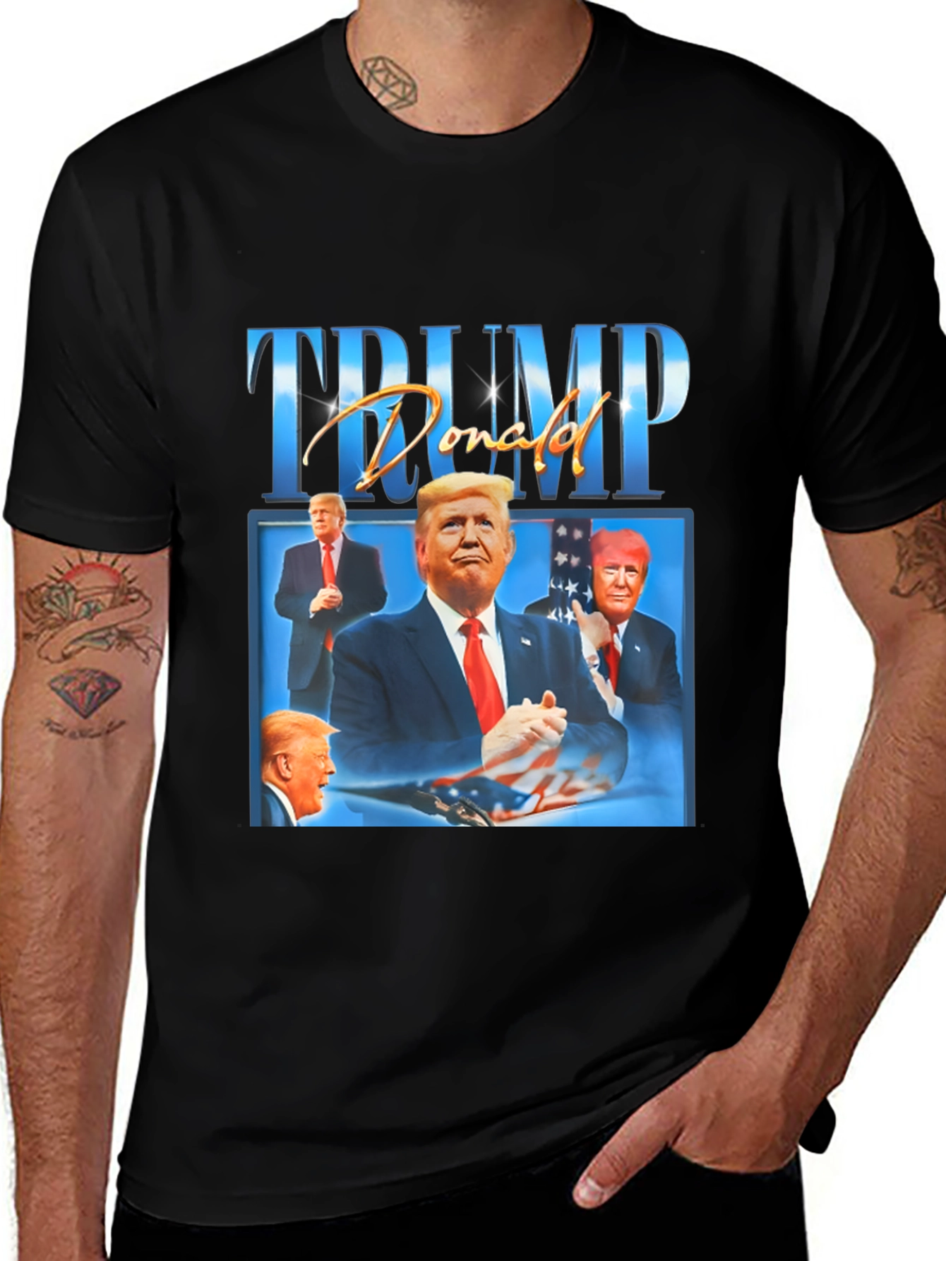 Trump Donald Graphic T-Shirt - Black