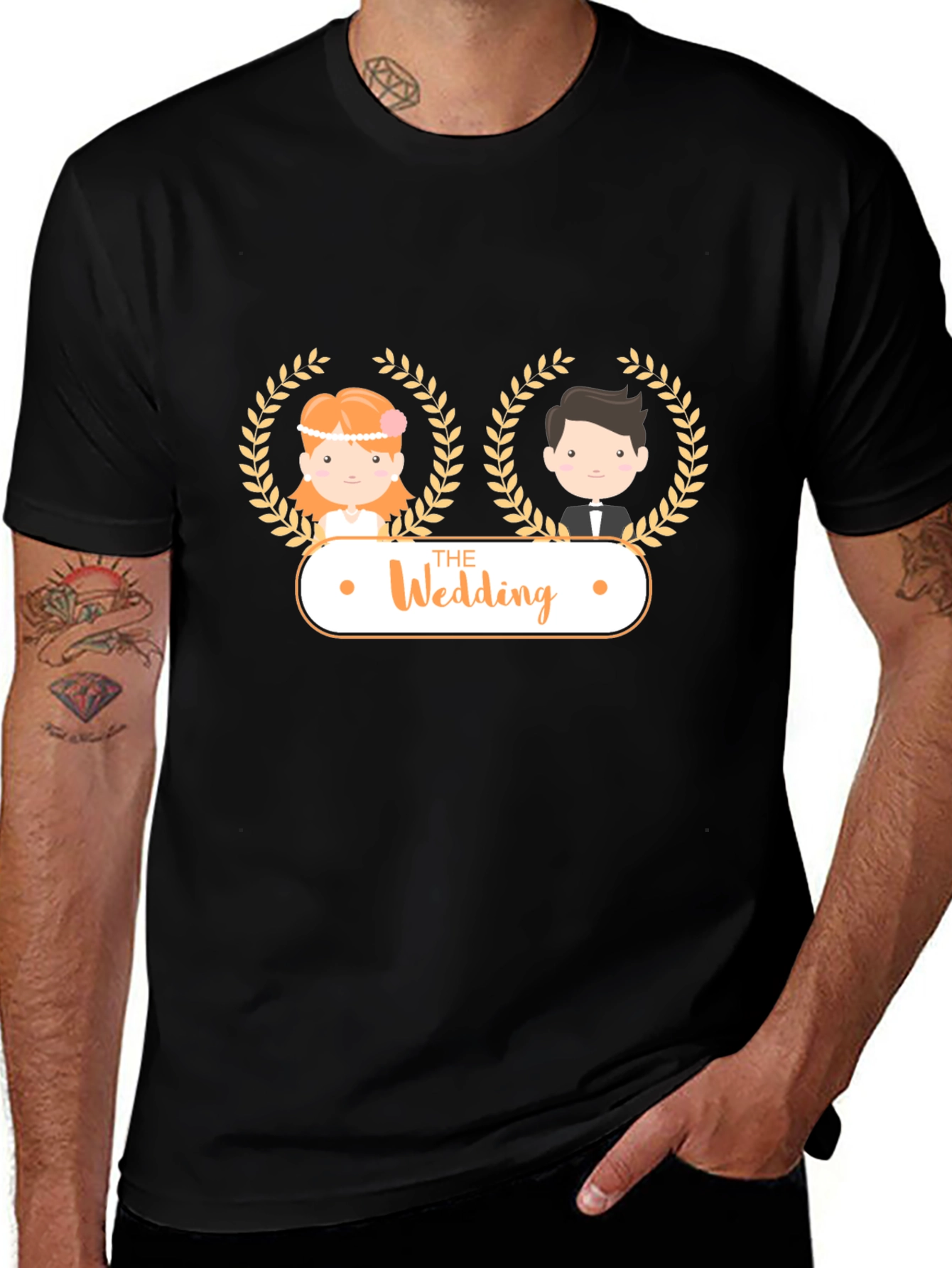 Wedding T-Shirt - Bride & Groom