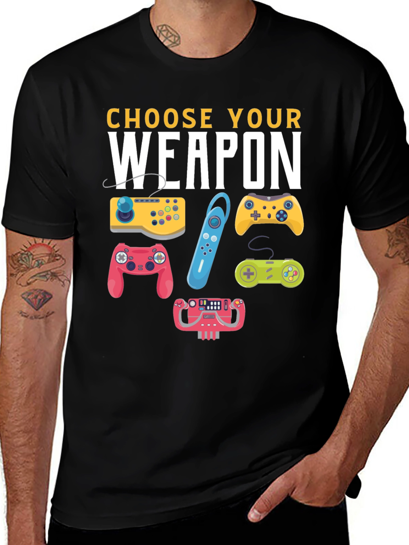 Choose Your Weapon Gaming T-Shirt