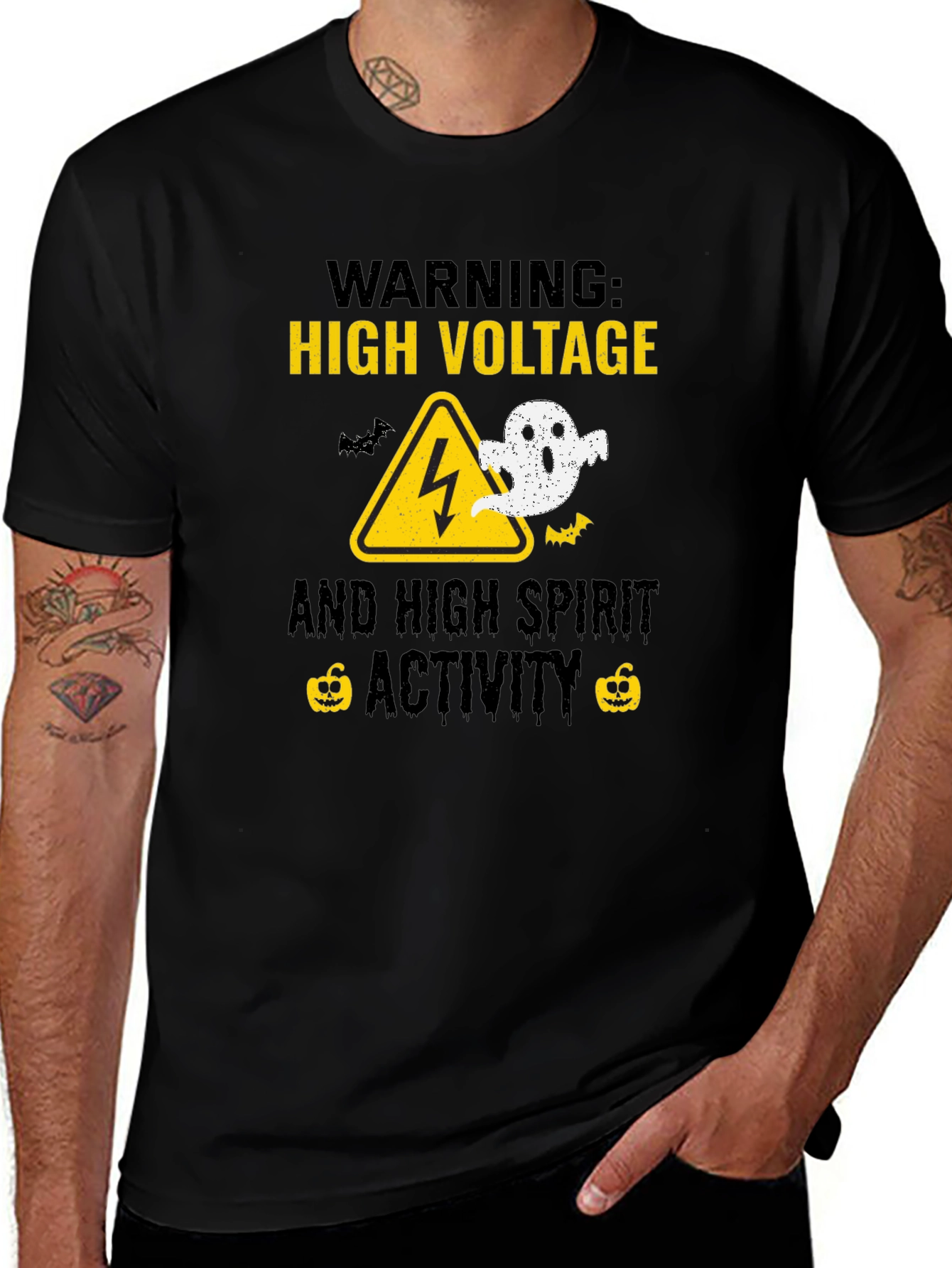 High Voltage High Spirit Halloween T-Shirt