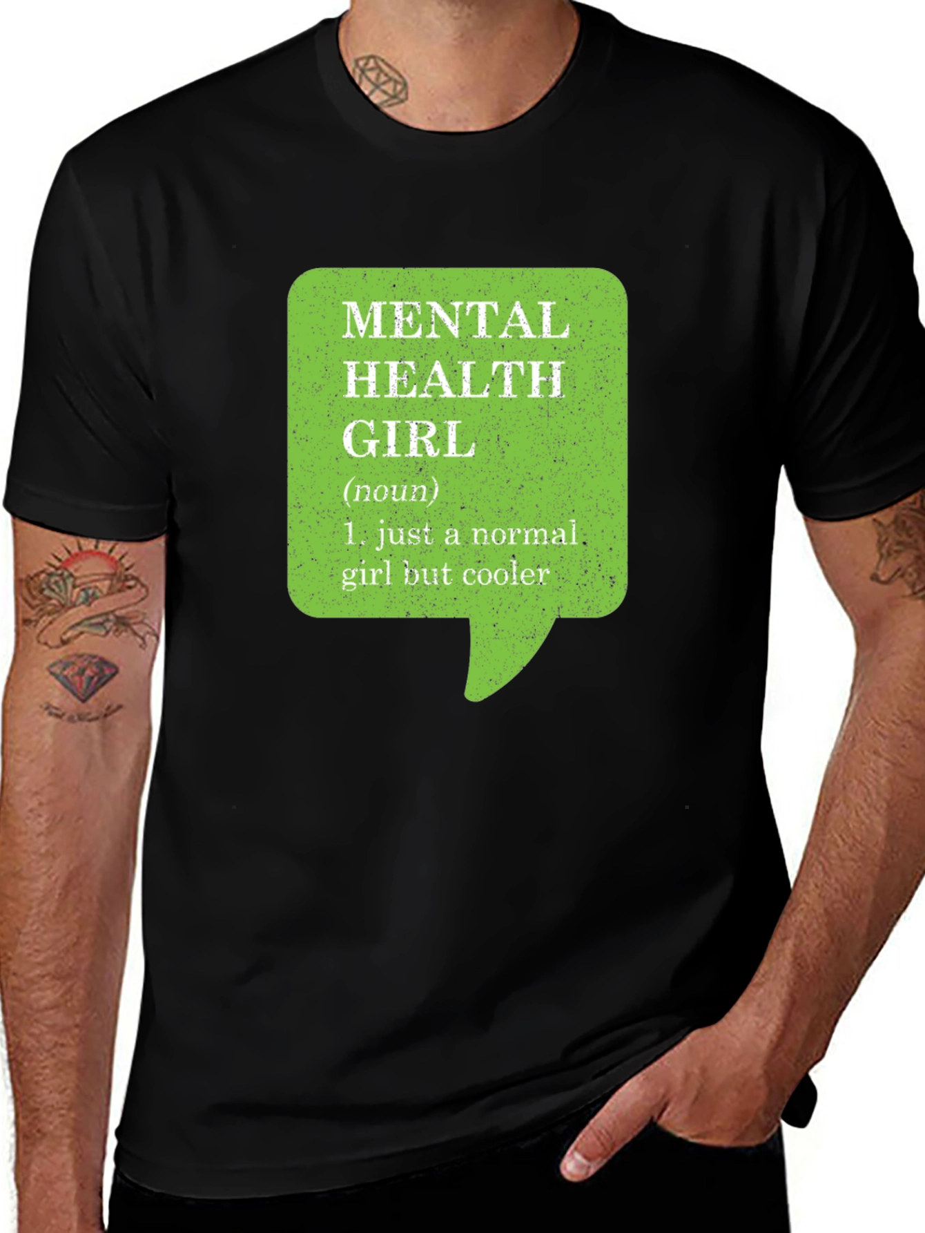 Variant 8 of Mental Health Girl Graphic T-Shirt
