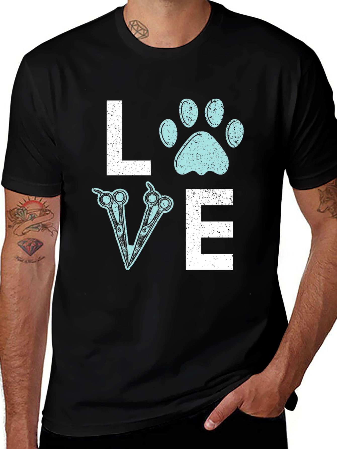 Love Pet Grooming T-Shirt - Vet Tech Apparel
