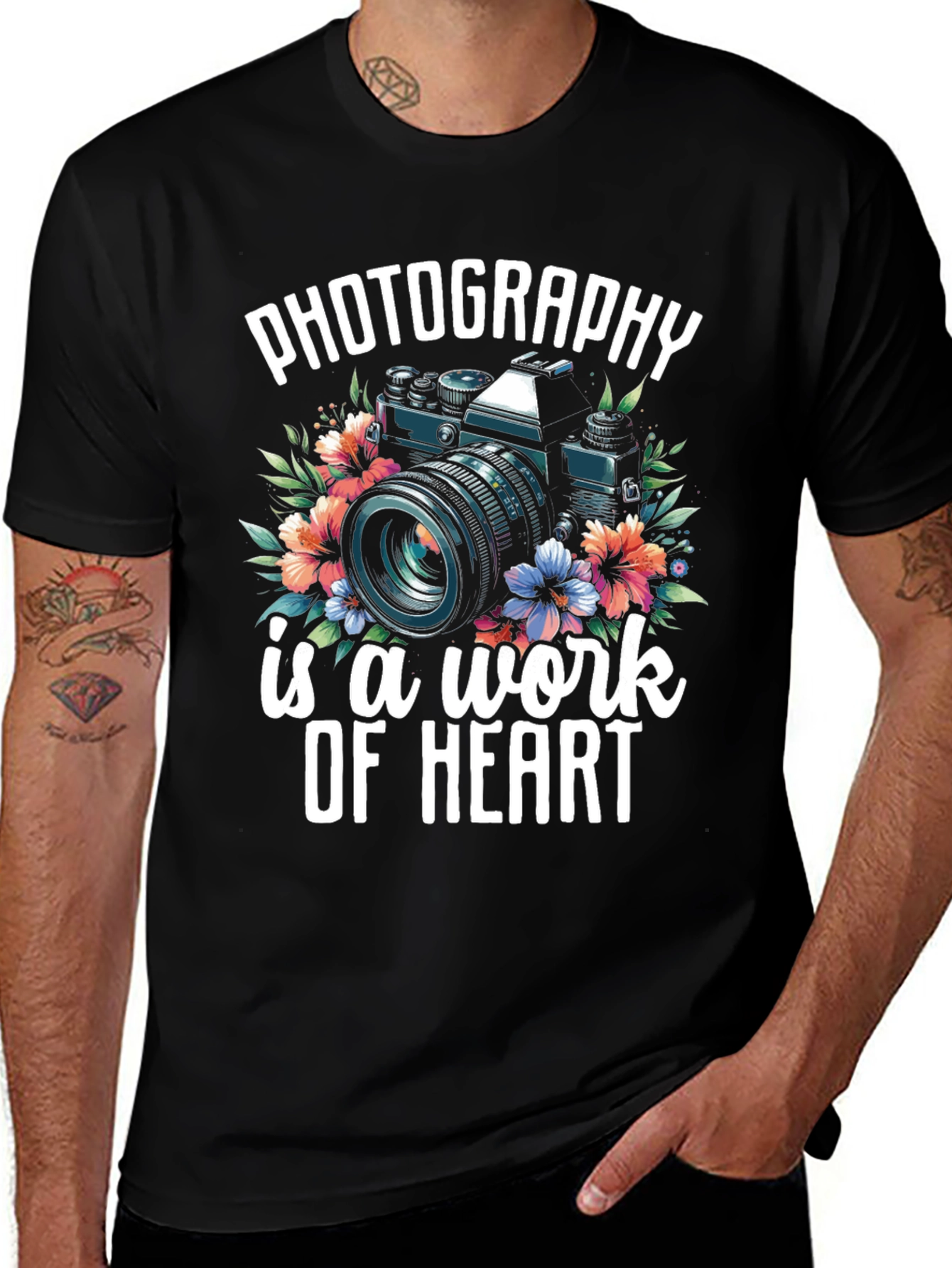 Photography is a Work of Heart T-Shirt