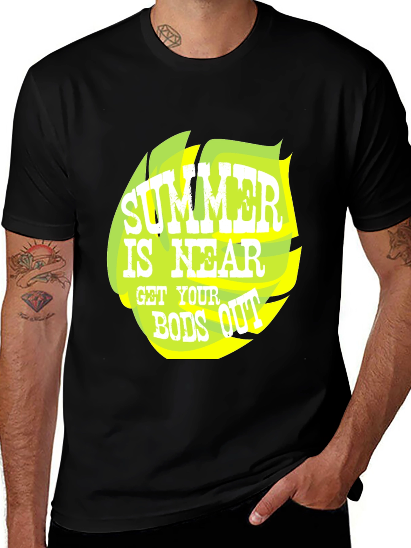 Variant 20 of Summer Bods T-Shirt - Black