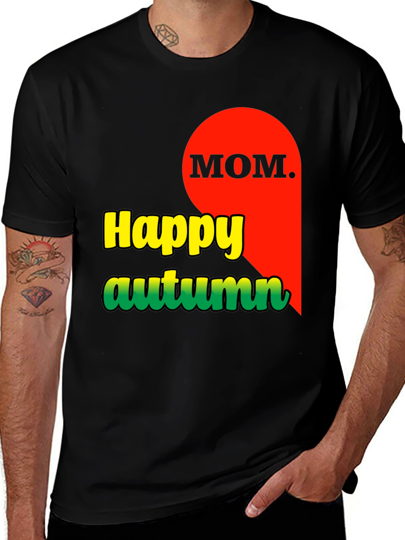 Variant 9 of Happy Autumn Mom Graphic T-Shirt