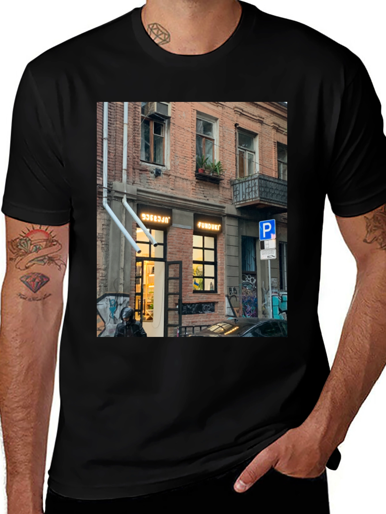 Variant 21 of Urban Scene Tee