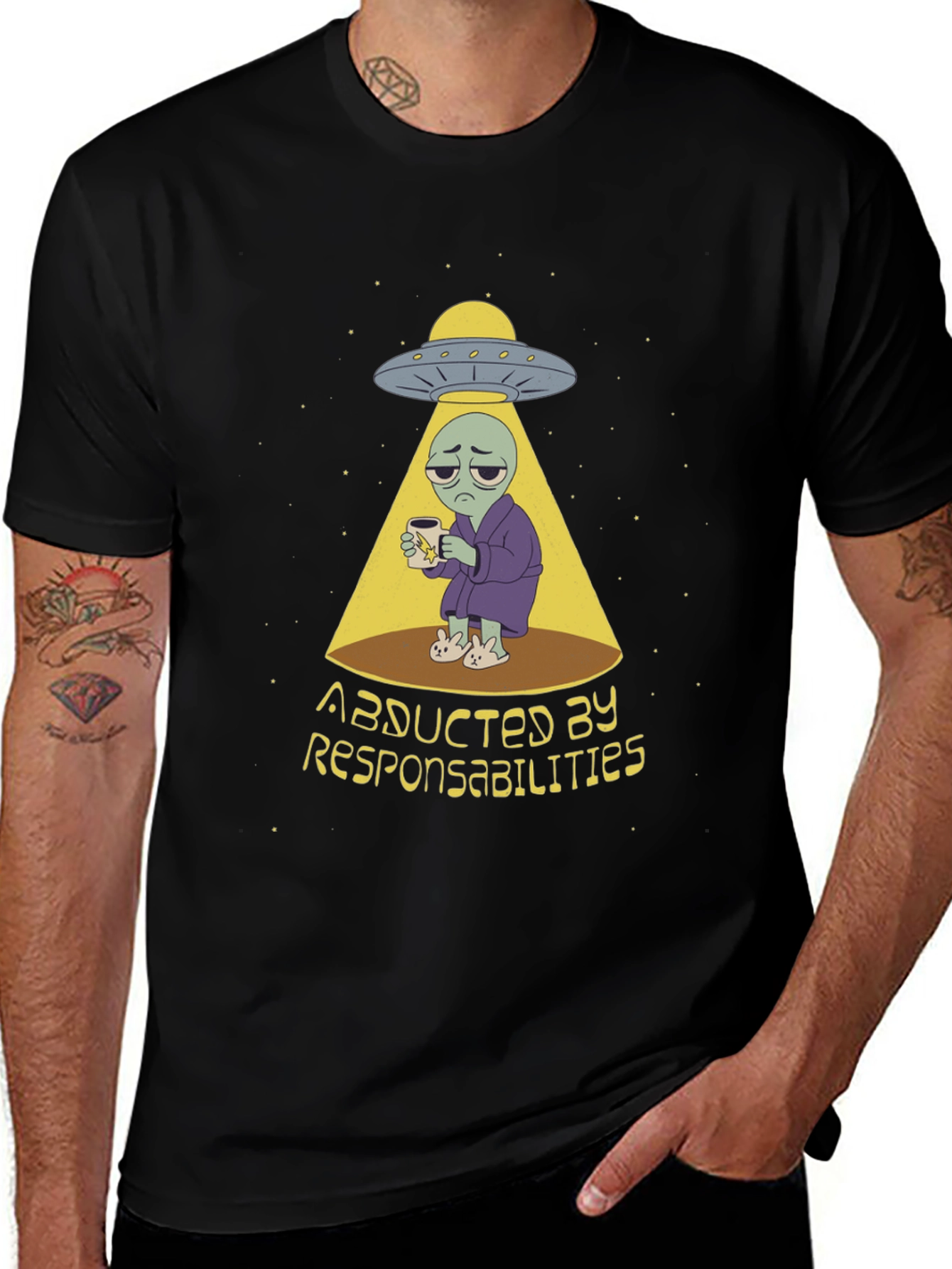Abducted by Responsibilities Graphic T-Shirt