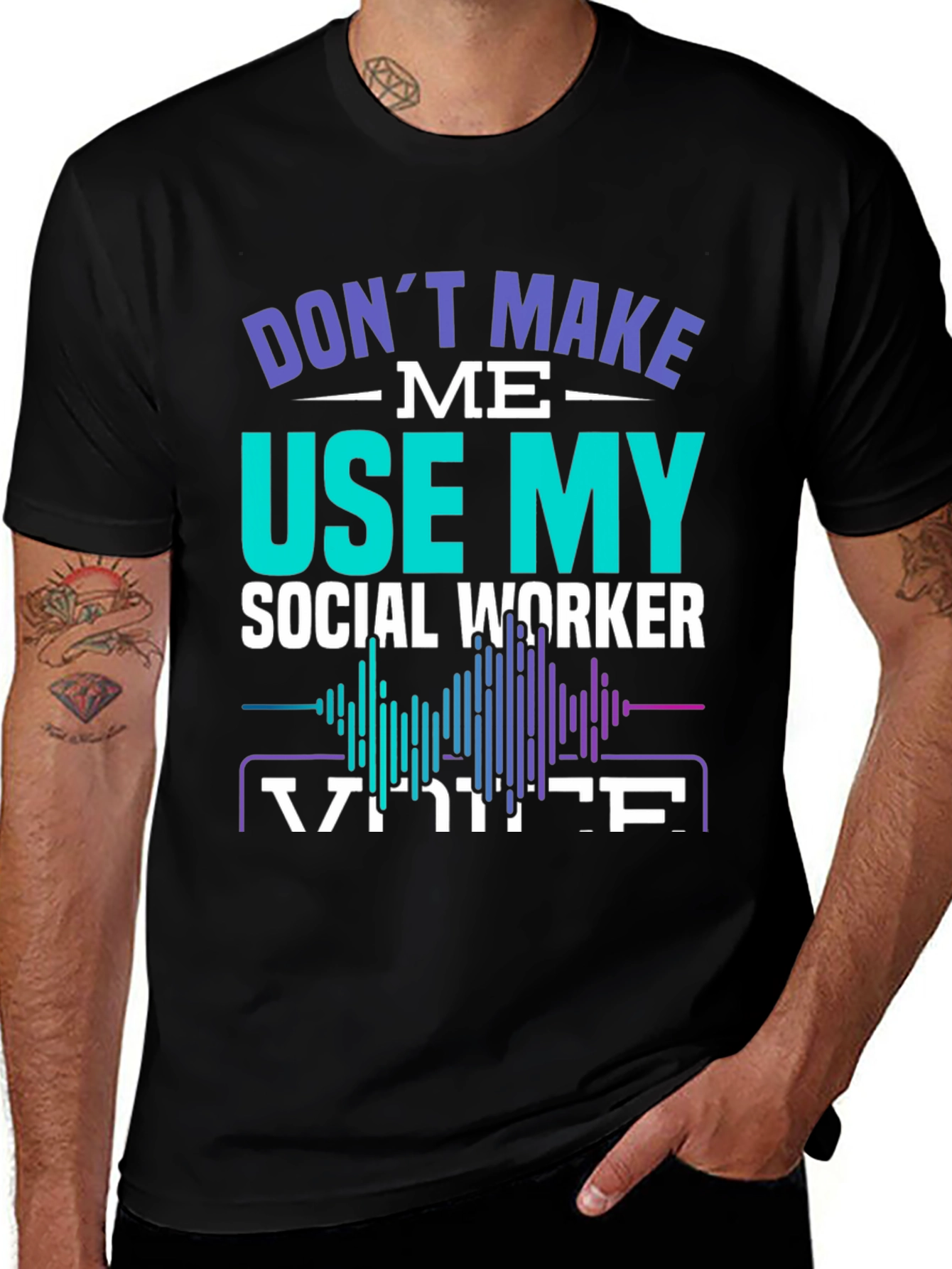 Variant 12 of Social Worker Voice T-Shirt