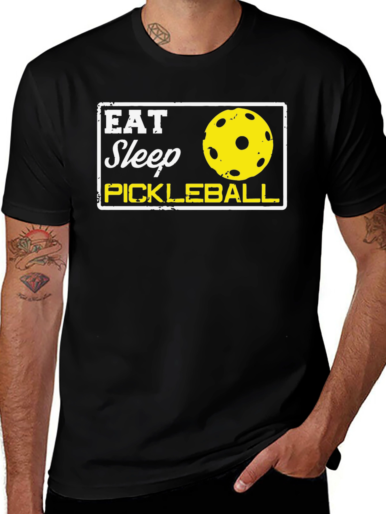 Variant 20 of Eat Sleep Pickleball T-Shirt - Sporty Graphic Tee