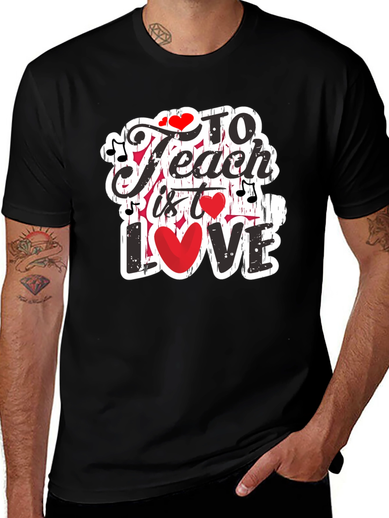 Variant 26 of To Teach is to Love Graphic Tee