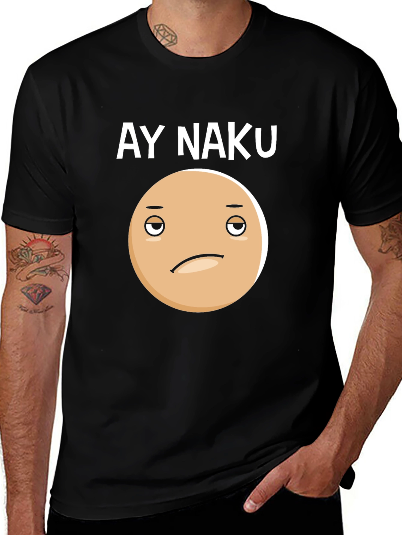 Variant 8 of Ay Naku Funny Expression T-Shirt