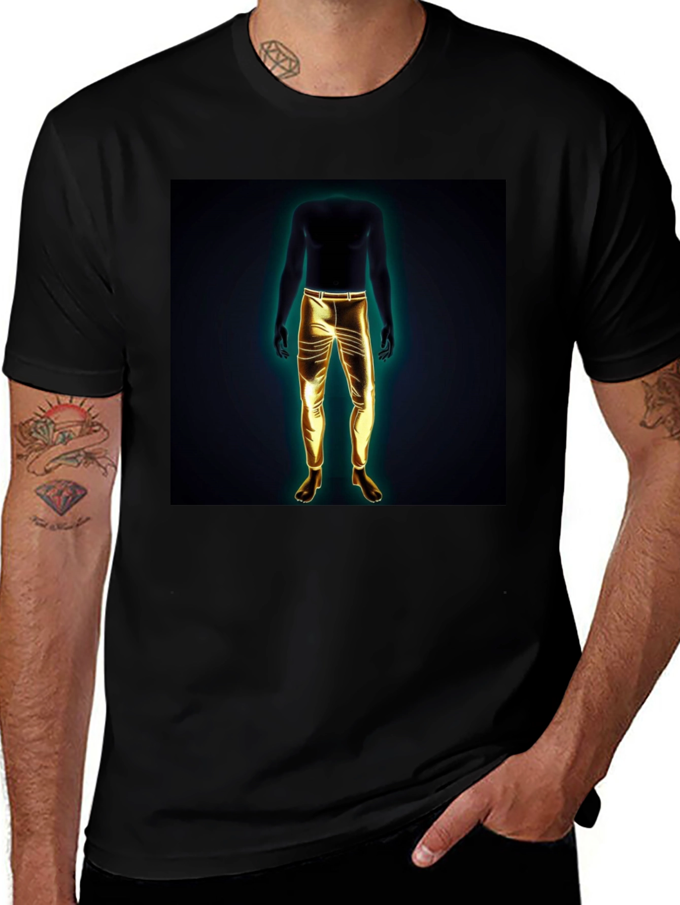 Variant 26 of Graphic T-Shirt with Mannequin Design