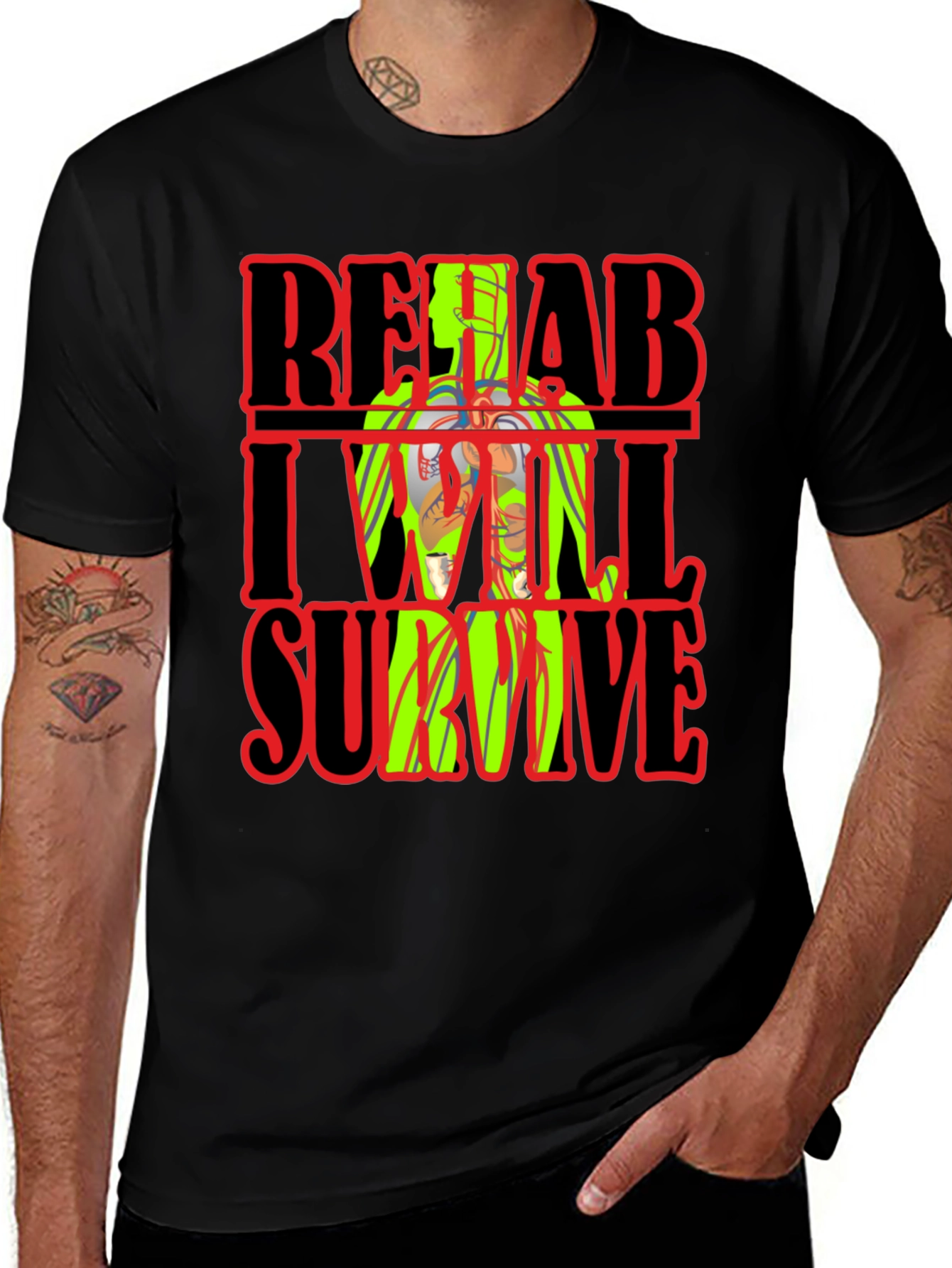 Rehab I Will Survive Graphic T-Shirt