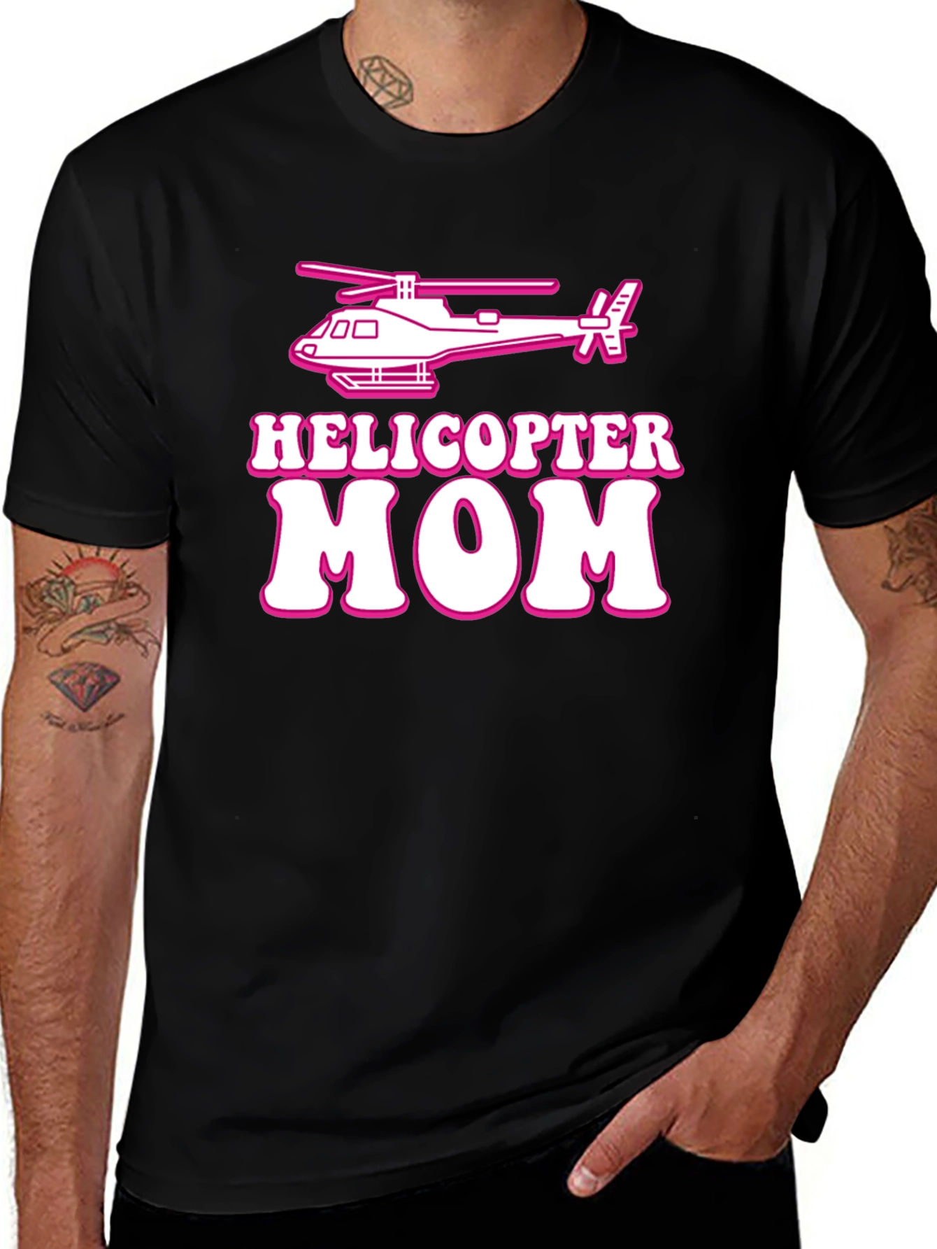 Variant 21 of Helicopter Mom T-Shirt Funny Novelty Tee