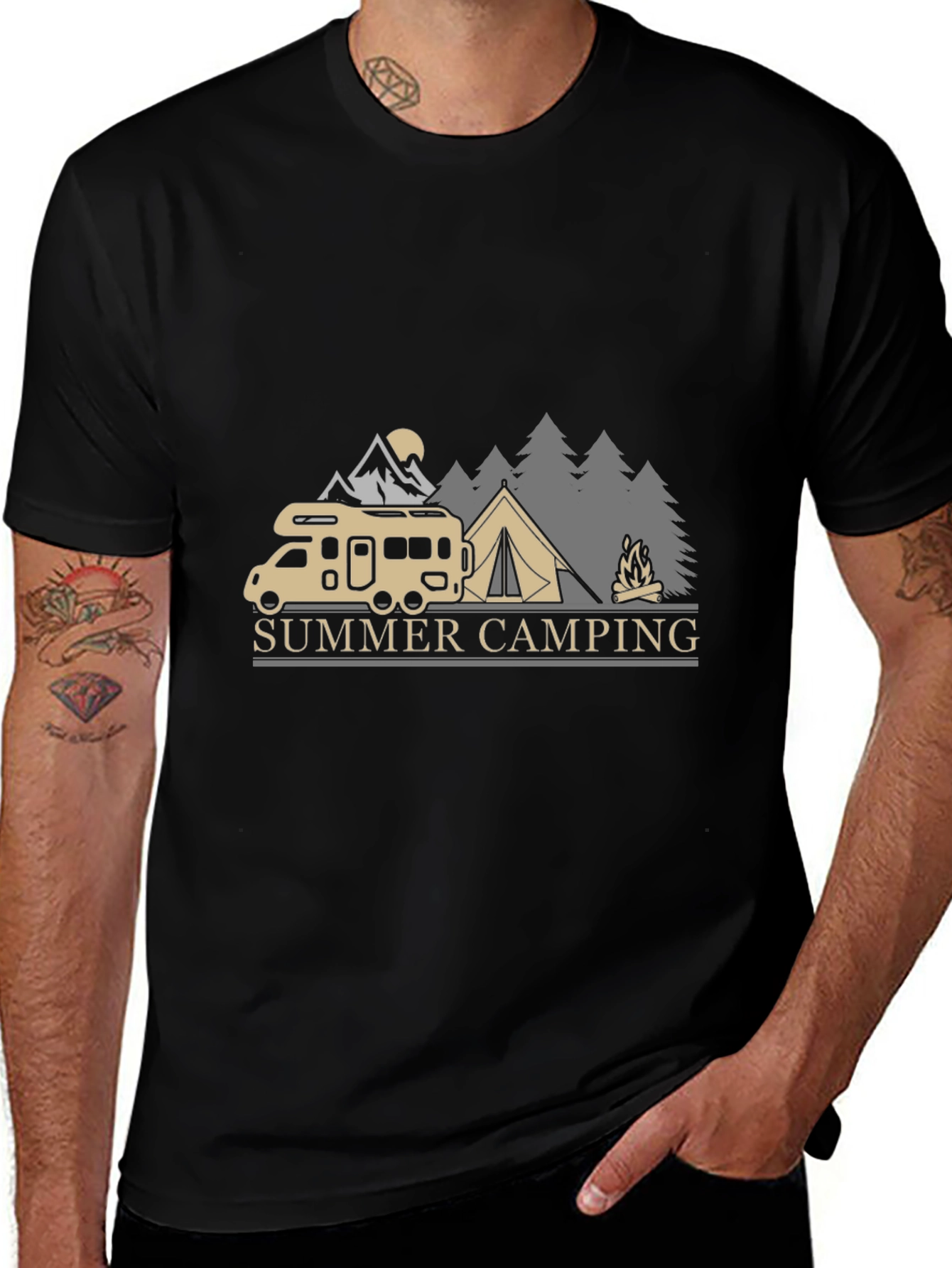 Variant 4 of Summer Camping T-Shirt