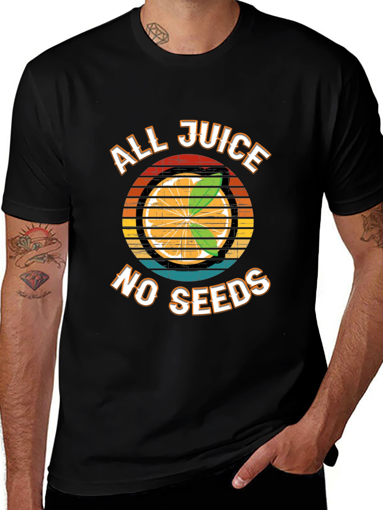 Variant 23 of All Juice No Seeds Graphic T-Shirt