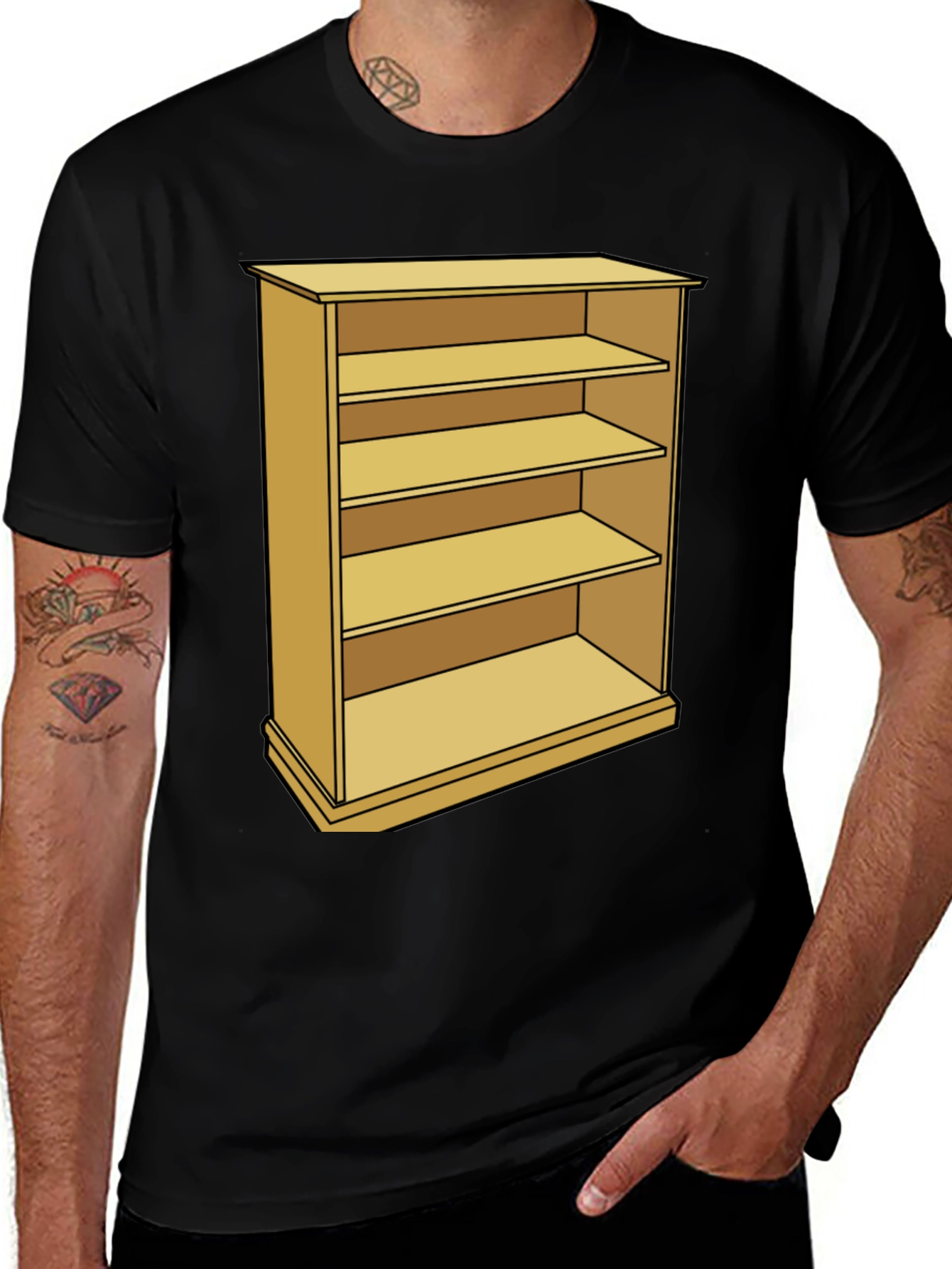 Variant 4 of Bookcase Graphic Tee