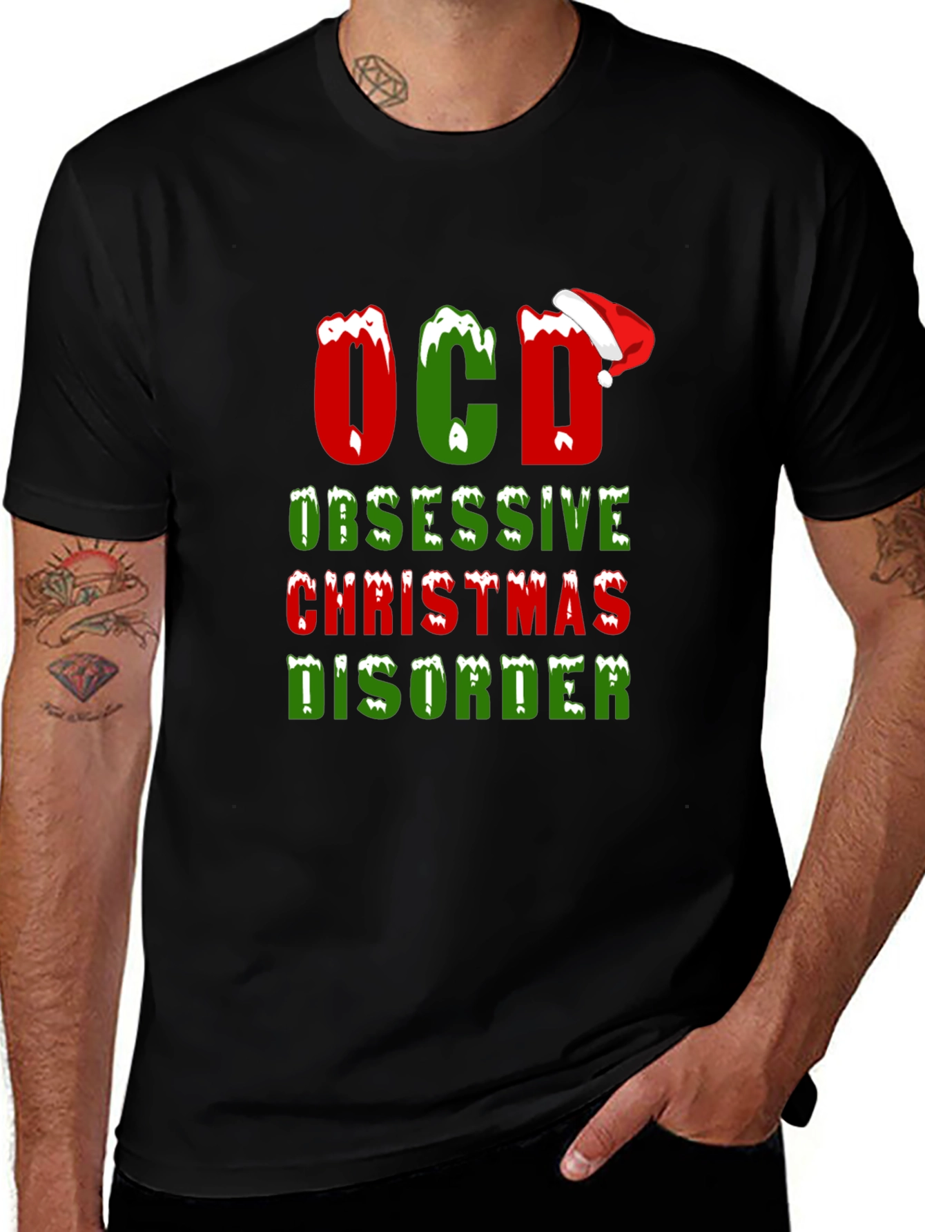 OCD Obsessive Christmas Disorder Holiday T-Shirt