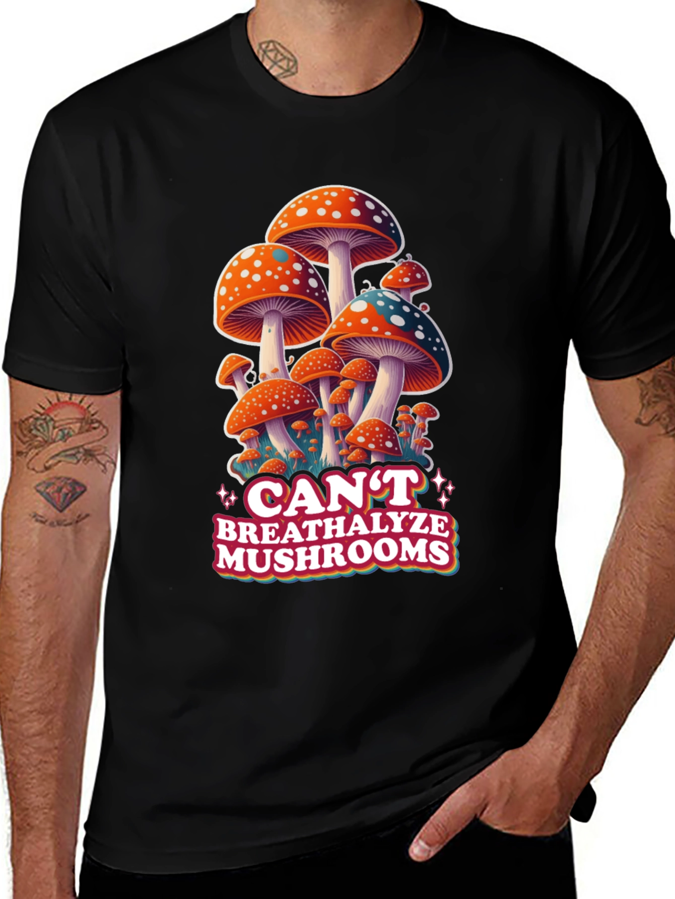 Variant 17 of Mushroom Graphic T-Shirt